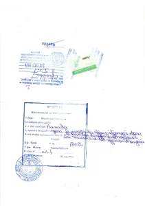 Certificado de penales de Tunez